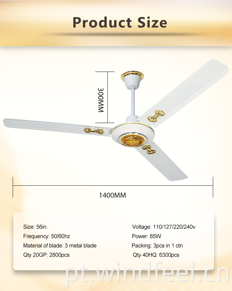 Moderno Nordic Fancy 3 Melhor Lâmina de Metal de Madeira de Madeira 60 polegadas Economia de Energia 110V CA Motor Decorativo Fan 16 Motor de pólo